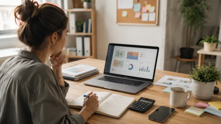 Porteuse de projet structurant sa création d’entreprise avec une formation en ligne et des outils pratiques