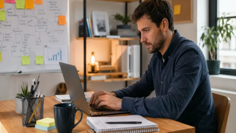 Entrepreneur suivant une formation Construis Ton Business pour structurer son projet de création d’entreprise