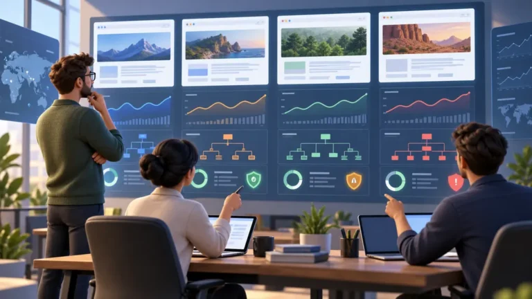 Des analystes comparent la visibilité et la structure de plusieurs sites