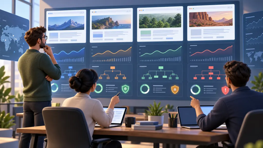 Des analystes comparent la visibilité et la structure de plusieurs sites