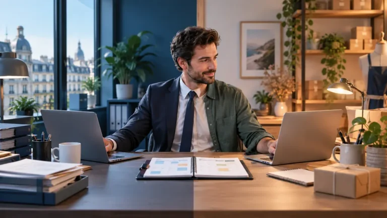 Un professionnel organise séparément son emploi salarié et son activité indépendante